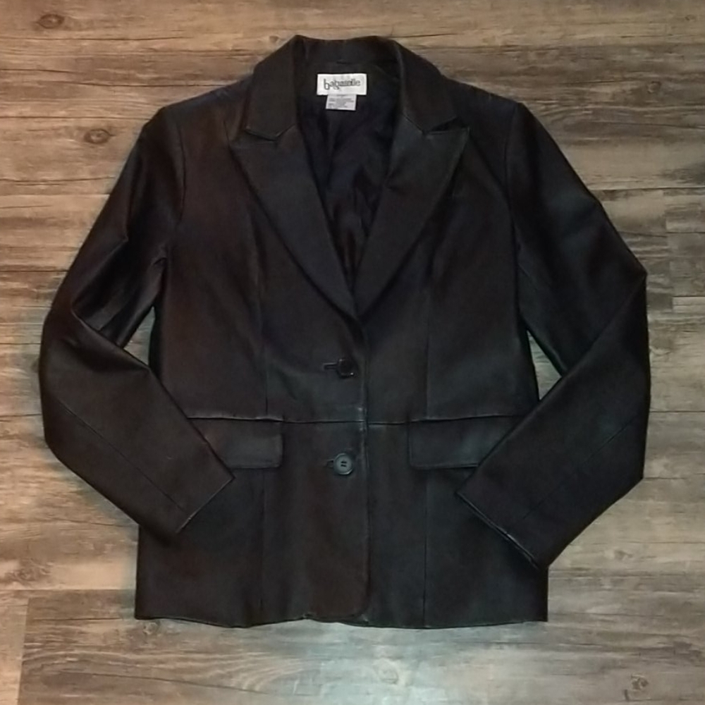 Leather blazer (Bagatelle)